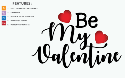 Be My Valentine Citáty - Ilustrace