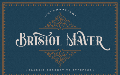 Bristol Maver - декоративний шрифт