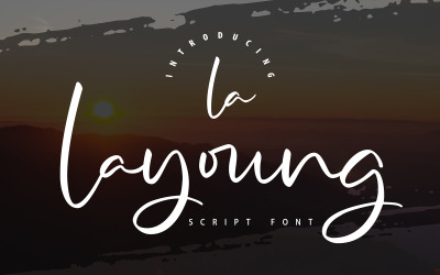 La Layoung |草书字体