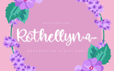 Rothelyn | Handwritten Cursive Font