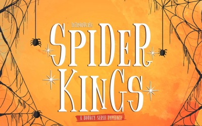 Spider King - Bellissimo carattere Serif