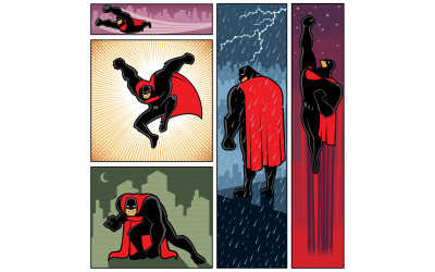 Banery superbohatera 6 - ilustracja