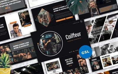 Coiffeur - Barbershop Google Slides