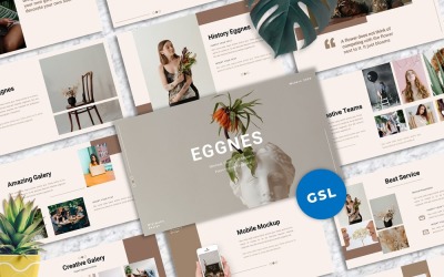 Eggnes-干净的Google幻灯片