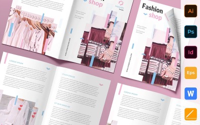 Fashion House Brochure Bifold - Corporate Identity Template