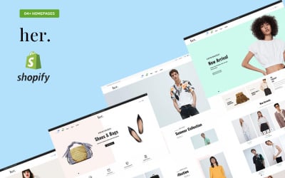 Her Fashion Store - 多用途响应式 Shopify 主题