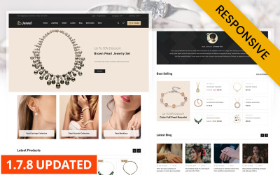 Jewel - Diamantsmyckebutik PrestaShop-tema