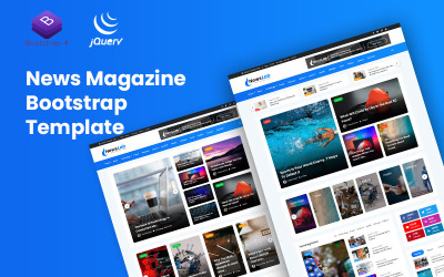 NewsLab - Modelo de site de revista de notícias