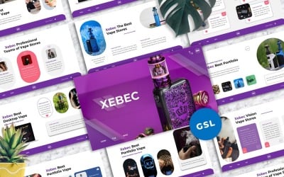 Xebec - Vape Shop Google Slides
