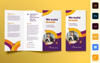 Branding Consultant Brochure Trifold - Corporate Identity Template