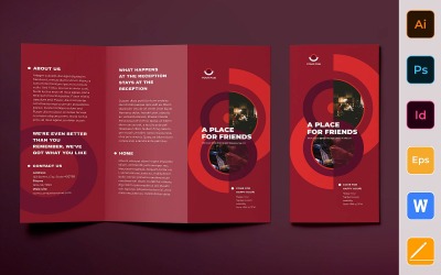 Pub Brochure Trifold - Plantilla de identidad corporativa