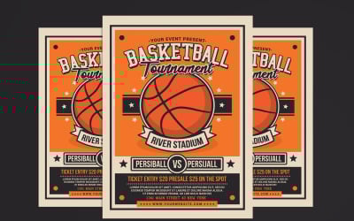 Basketball Tournament Flyer - Corporate Identity Template