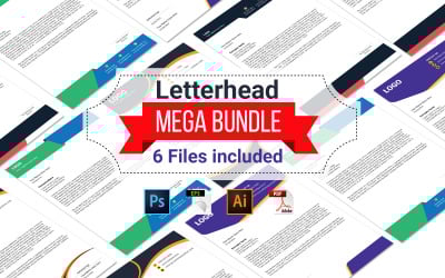 Levélpapír-tervezési csomag - Vállalati-azonosság sablon