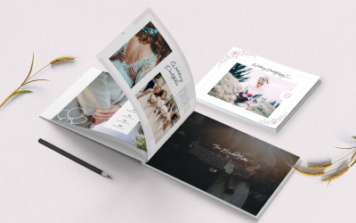 Lookbook de fotografía de bodas - Plantilla de identidad corporativa