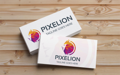 Modèle de logo Pixelion