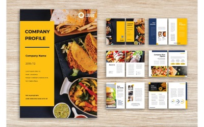 Culin Profile Culinary - Vállalati identitás sablon