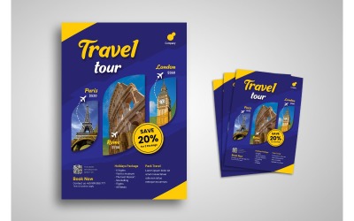 Flyer  Traveling - Corporate Identity Template