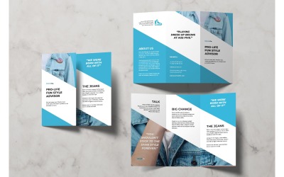 Trifold Pro Life Fun Style Advisor - šablona Corporate Identity