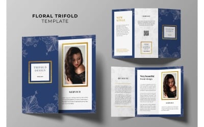 Trifold Floral Trifold - Corporate Identity Template