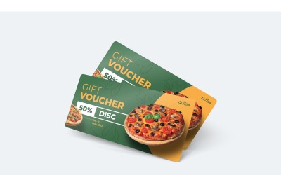 Voucher La Pizza - Modèle d&amp;#39;identité d&amp;#39;entreprise
