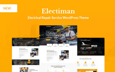 Electiman - Elektrisk reparationstjänst WordPress-tema