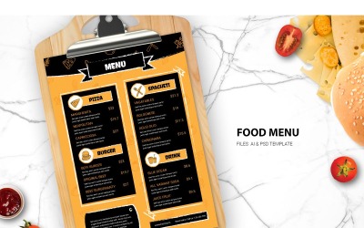 Food Menu Italiano - Vorlage für Corporate Identity