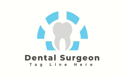 Modello di Logo del chirurgo dentale