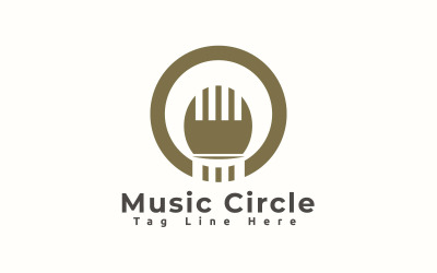 Music Circle Logo Template