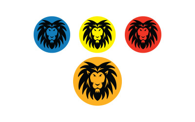 Шаблон логотипа Lion Power