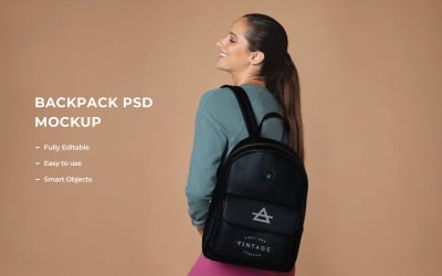 Backpack product mockup
