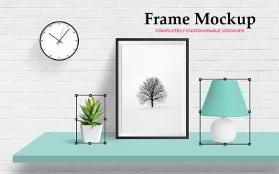 Maketa produktu Nástěnný fotorámeček