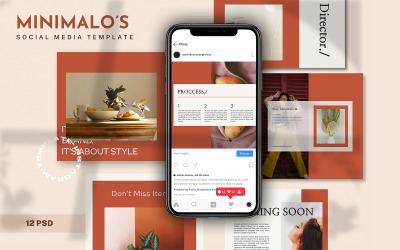 Minimalo's Social Media Template