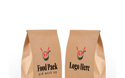 PSD макет продукта Food Package