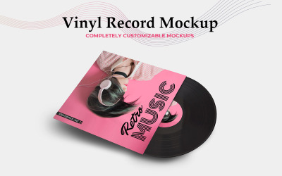 Vinyl Record product mockup
