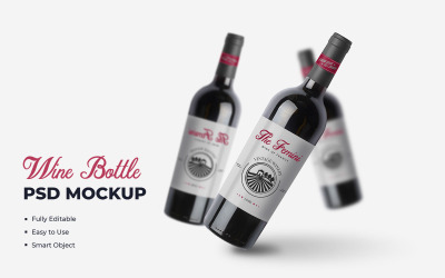 Wine Bottle product mockup