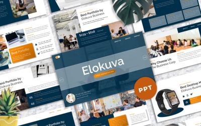 Elokuva - Modello PowerPoint aziendale