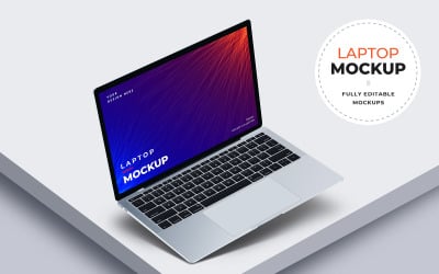 Laptop product mockup