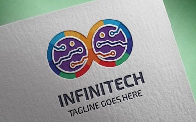 Modelo de logotipo da Infinitech