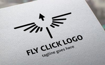 Fly Click Logo Template
