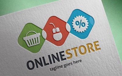 Logo sjabloon voor online winkel