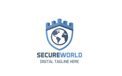 Secure World Logo Template