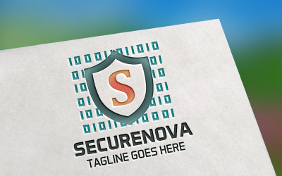 Securenova（字母S）徽标模板