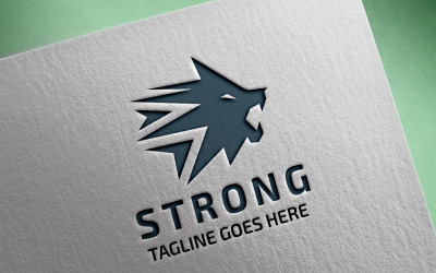 Lion Head Logo Template