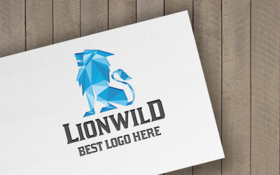 Lion Wild Logo šablona