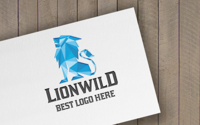 Lion Wild Logo Template