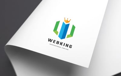 Web King Letter W Logo Template