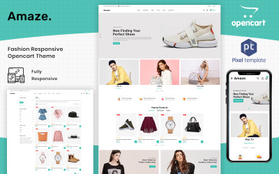 Amaze - адаптивний шаблон OpenCart для моди та аксесуарів