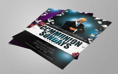 Green Communion Sundays PSD Şablonu