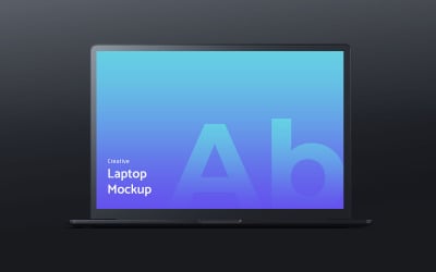 Makieta produktu Dark Laptop