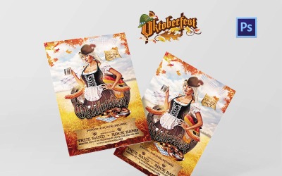 Modèle PSD de l&amp;#39;Oktoberfest Fest